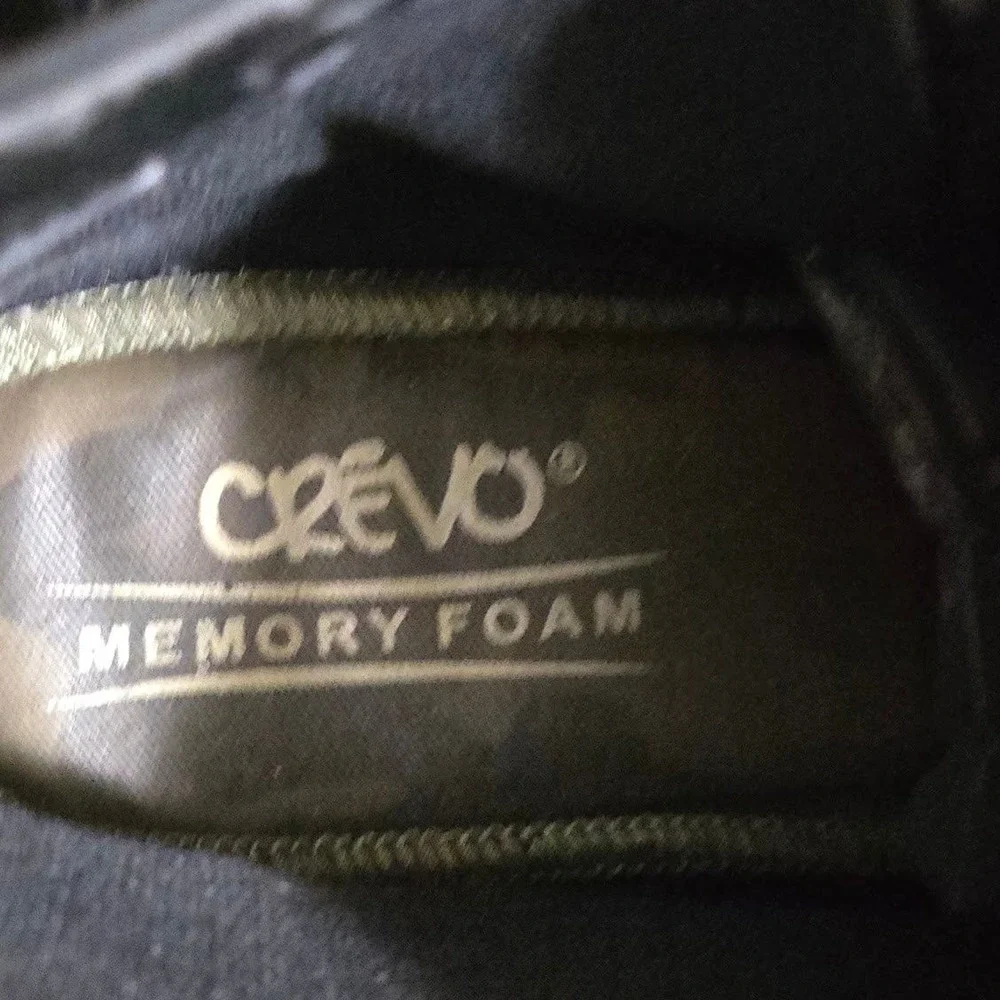 Crevo Men's Boardwalk Leather Ankle Boots Black‎ Lace-Up Size 9.5